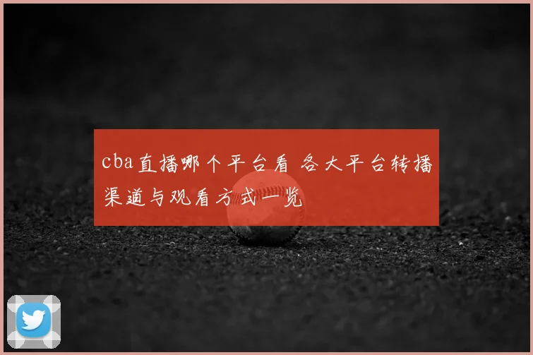 cba直播哪个平台看 各大平台转播渠道与观看方式一览
